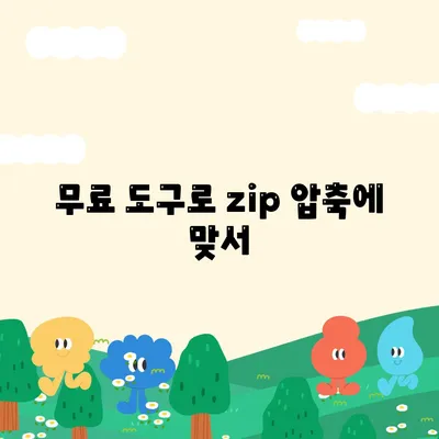 무료 도구로 zip 압축에 맞서