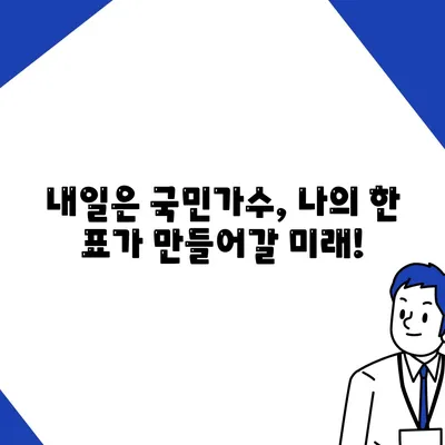 내일은 국민가수 투표