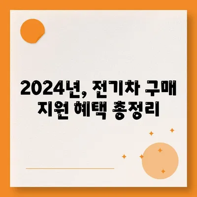 2024 전기차보조금