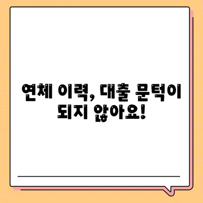 연체자 대출