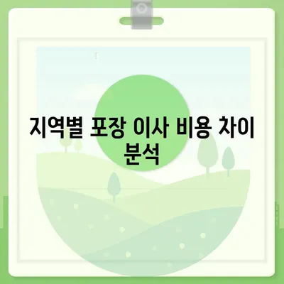 포장 이사 비용 비교 가이드 | 모든 것