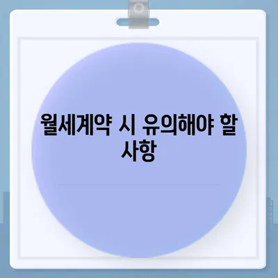 월세계약 관련 지식 총정리