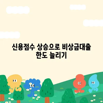 카카오뱅크 비상금대출 신용점수