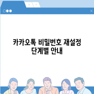 카카오톡 비밀번호를 잊었을 때, 공황에 빠지지 마세요! 찾는 법 알려드립니다