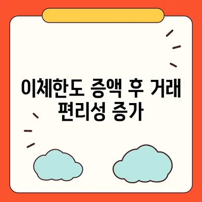 카카오뱅크 이체한도 증액