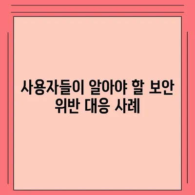 카카오톡 보안 위반 대응 | 개인 정보 보호