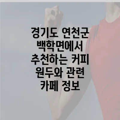 경기도 연천군 백학면에서 추천하는 커피 원두와 관련 카페 정보