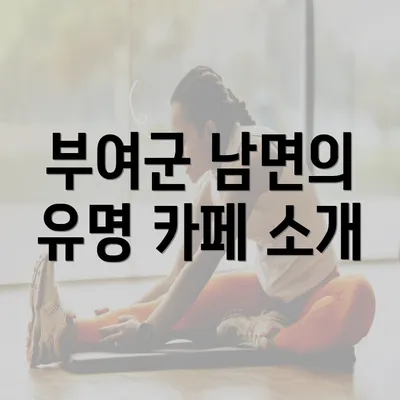 부여군 남면의 유명 카페 소개