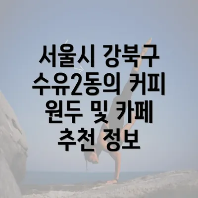 서울시 강북구 수유2동의 커피 원두 및 카페 추천 정보