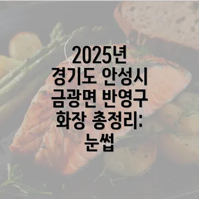 2025년 경기도 안성시 금광면 반영구 화장 총정리: 눈썹