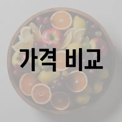 가격 비교