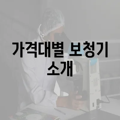 가격대별 보청기 소개