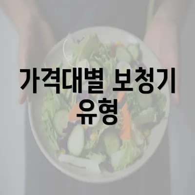 가격대별 보청기 유형