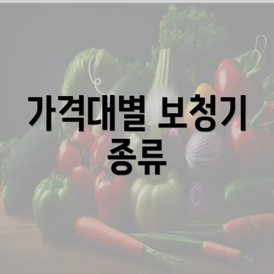 가격대별 보청기 종류