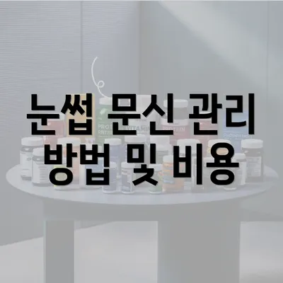 눈썹 문신 관리 방법 및 비용