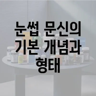 눈썹 문신의 기본 개념과 형태