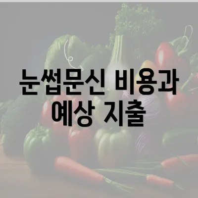 눈썹문신 비용과 예상 지출