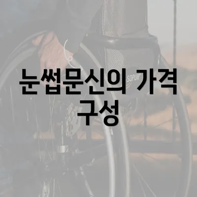 눈썹문신의 가격 구성