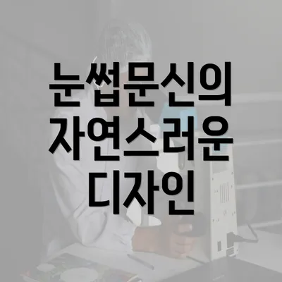 눈썹문신의 자연스러운 디자인