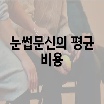 눈썹문신의 평균 비용