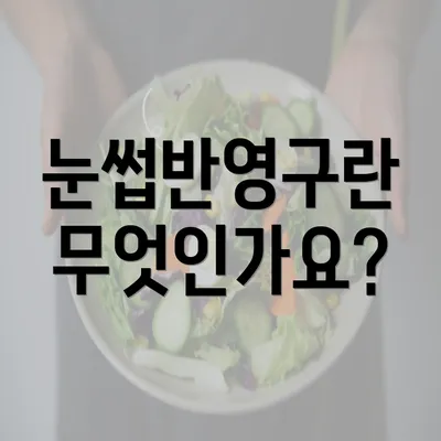 눈썹반영구란 무엇인가요?