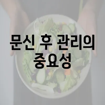 문신 후 관리의 중요성