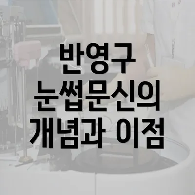 반영구 눈썹문신의 개념과 이점