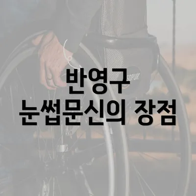 반영구 눈썹문신의 장점