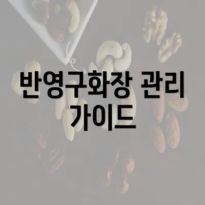 반영구화장 관리 가이드