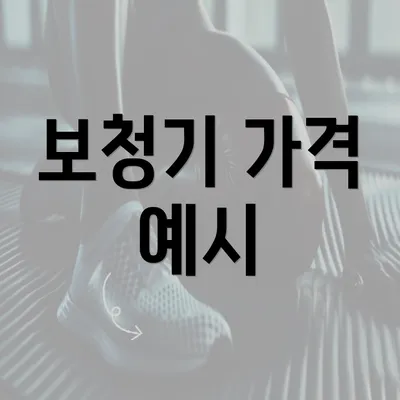 보청기 가격 예시