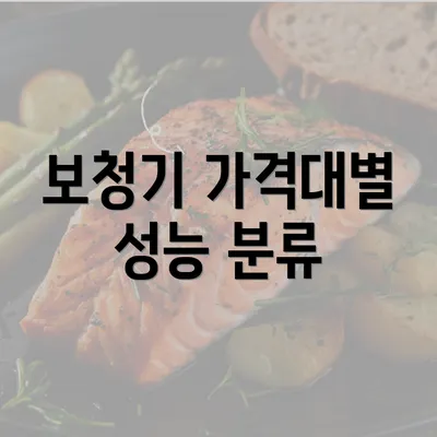 보청기 가격대별 성능 분류