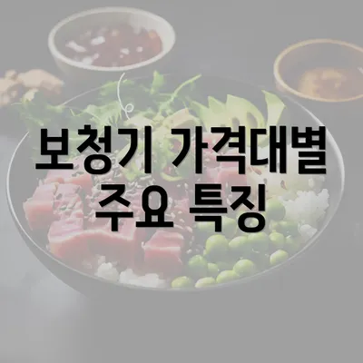 보청기 가격대별 주요 특징