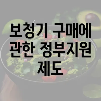 보청기 구매에 관한 정부지원 제도