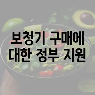 보청기 구매에 대한 정부 지원