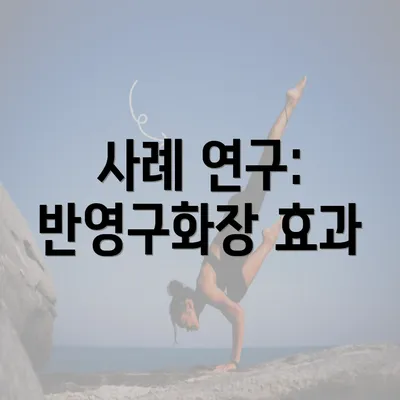 사례 연구: 반영구화장 효과