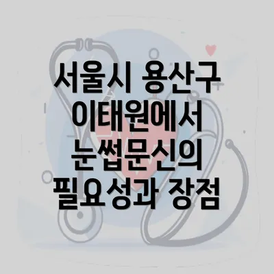 서울시 용산구 이태원에서 눈썹문신의 필요성과 장점