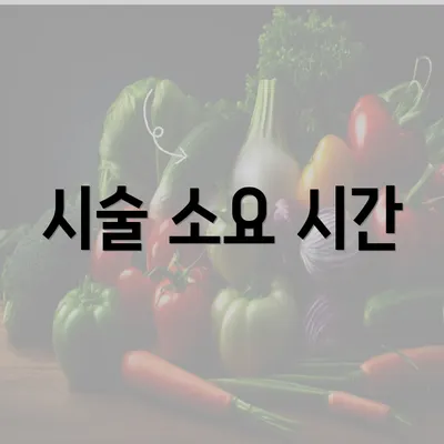 시술 소요 시간