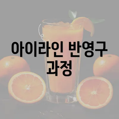 아이라인 반영구 과정