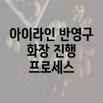 아이라인 반영구 화장 진행 프로세스