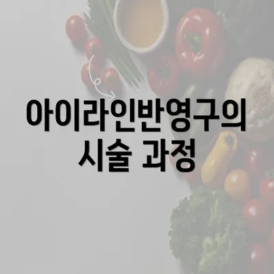 아이라인반영구의 시술 과정