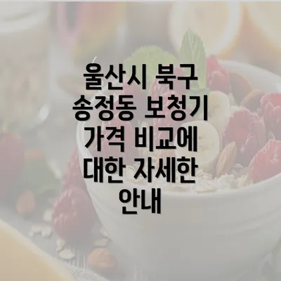 울산시 북구 송정동 보청기 가격 비교에 대한 자세한 안내