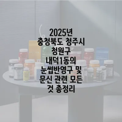 2025년 충청북도 청주시 청원구 내덕1동의 눈썹반영구 및 문신 관련 모든 것 총정리