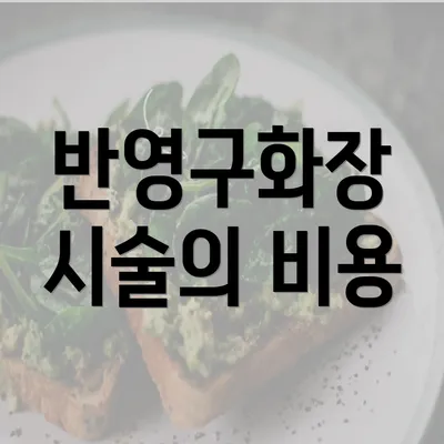 반영구화장 시술의 비용