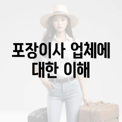 포장이사 업체에 대한 이해