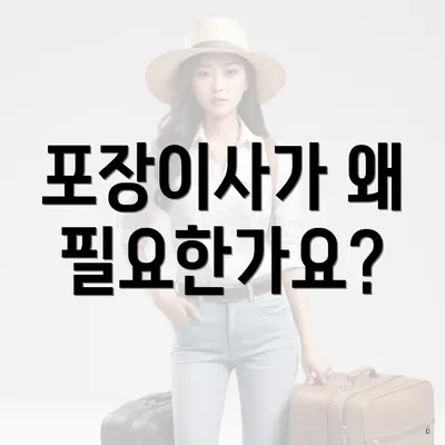 포장이사가 왜 필요한가요?