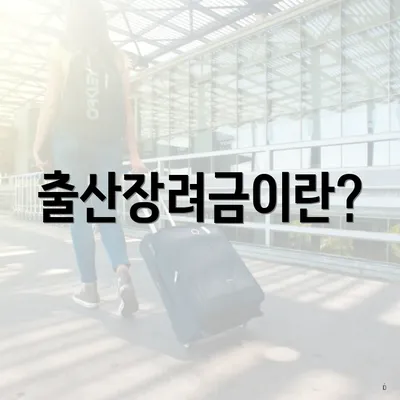 출산장려금이란?