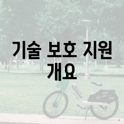 기술 보호 지원 개요