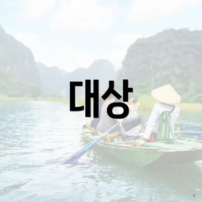 대상