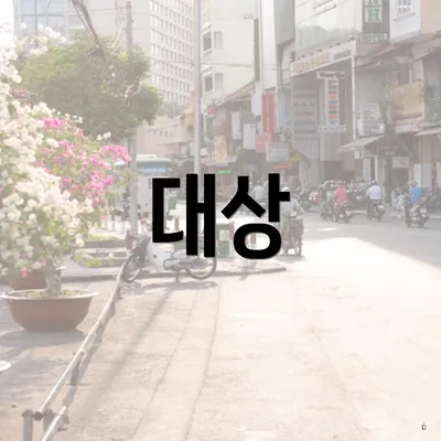 대상