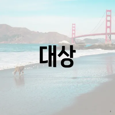 대상